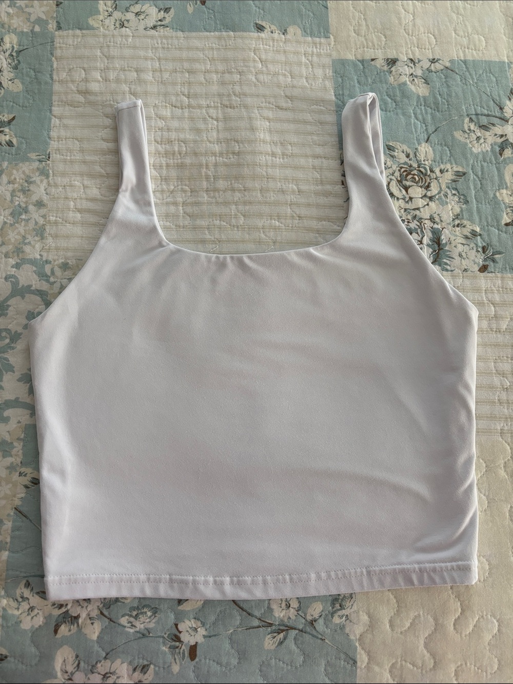 REORIA WHITE CROPPED BODICE - Size Medium